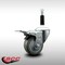 Service Caster 3'' SS Gray Poly Swivel 7/8'' Expanding Stem Caster Total Lock Brake SCC-SSEXTTL20S314-PPUB-78 - alternate 2